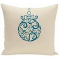 thumbnail image 1 of Simply Daisy Holiday Print Decorative Pillow, 16" x 16", 1 of 1