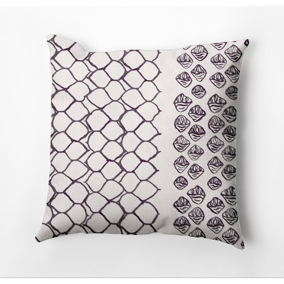 Simply Daisy Honeycomb Split Rug Decorative Throw Pillow