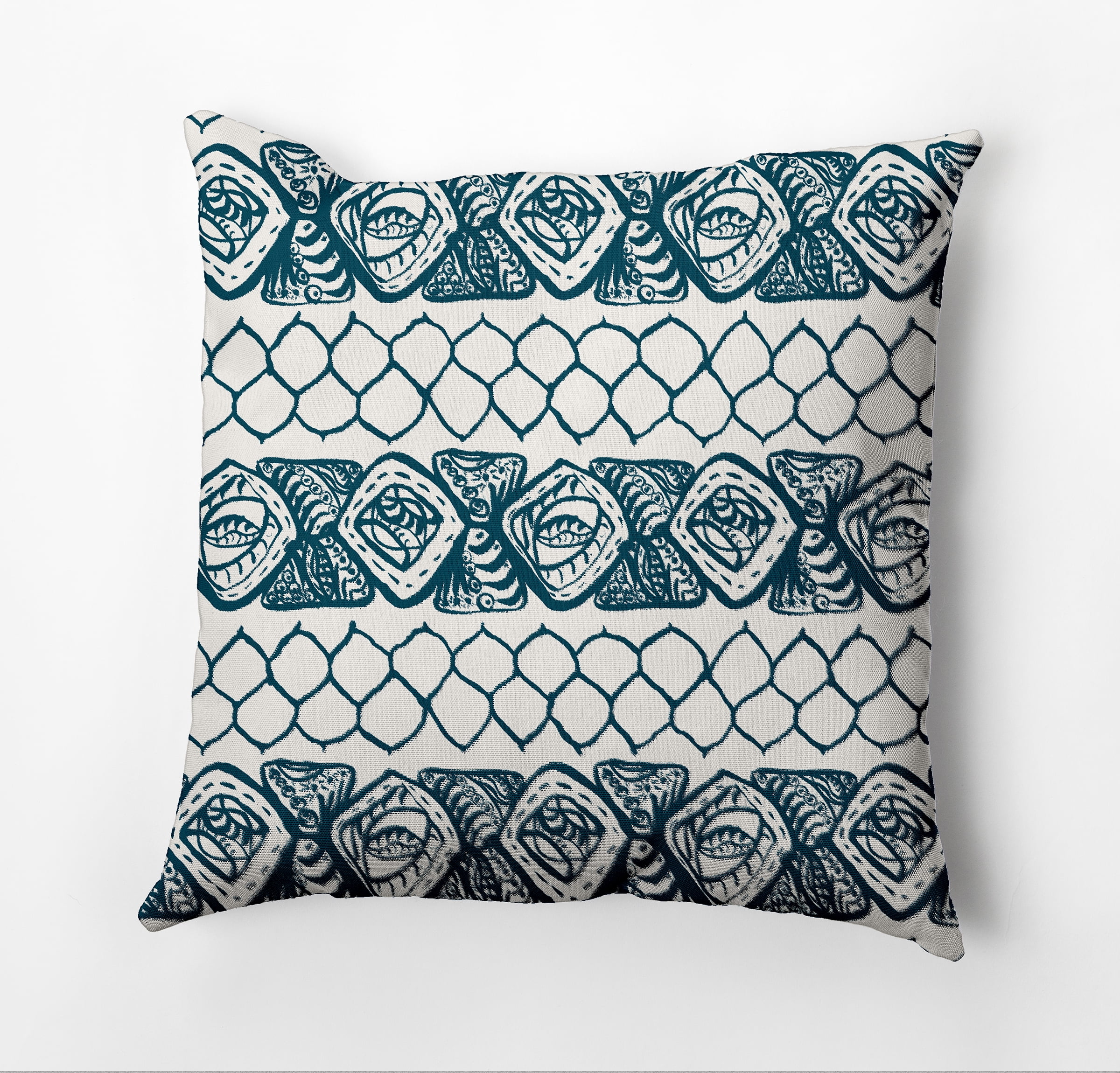 Simply Daisy Honeycomb Stripes Decorative Throw Pillow