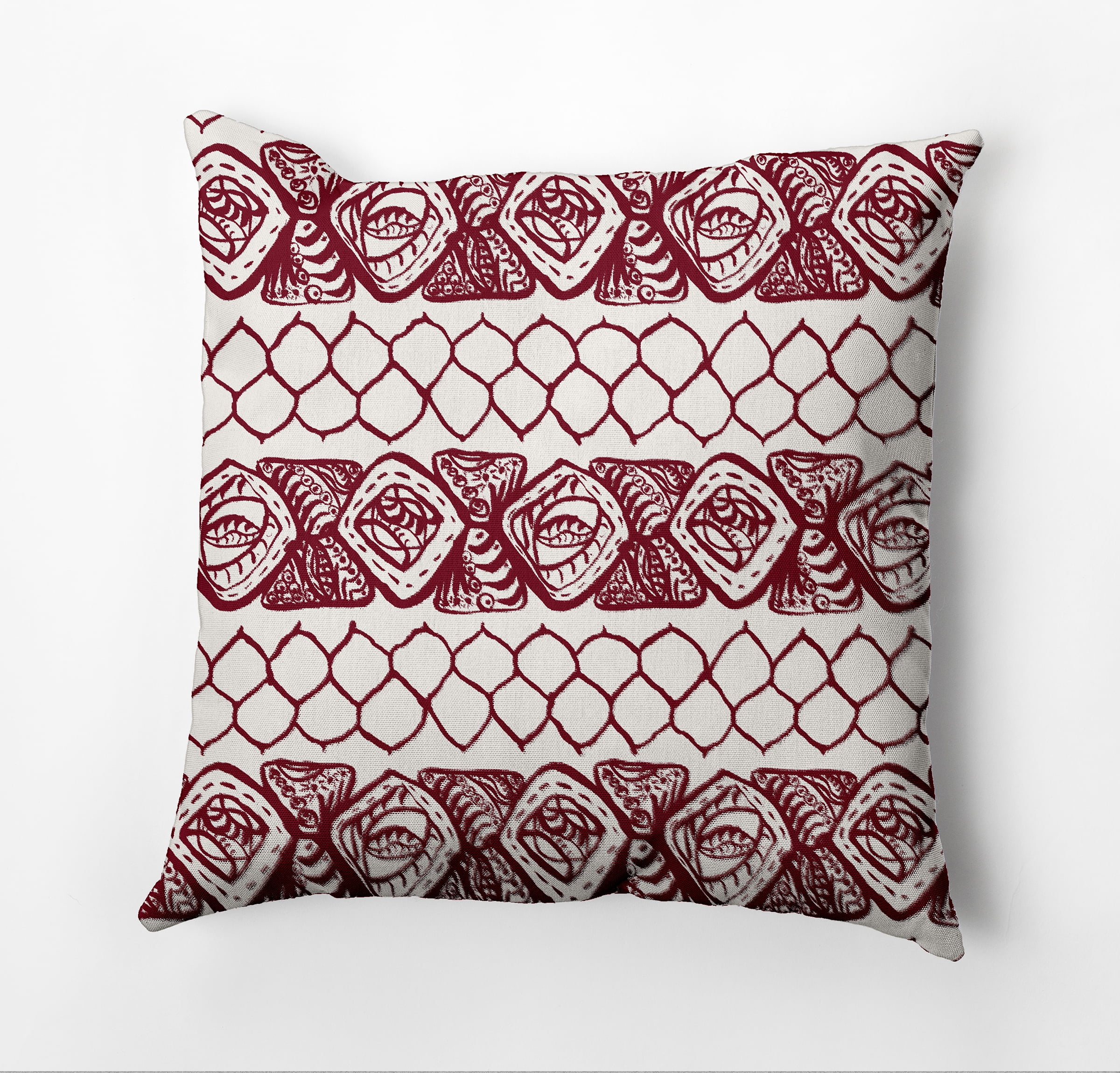 Simply Daisy Honeycomb Stripes Decorative Throw Pillow