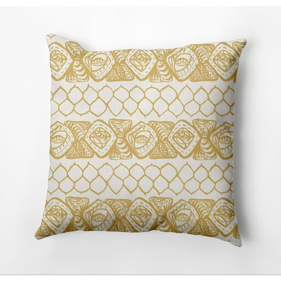 Simply Daisy Honeycomb Stripes Decorative Throw Pillow