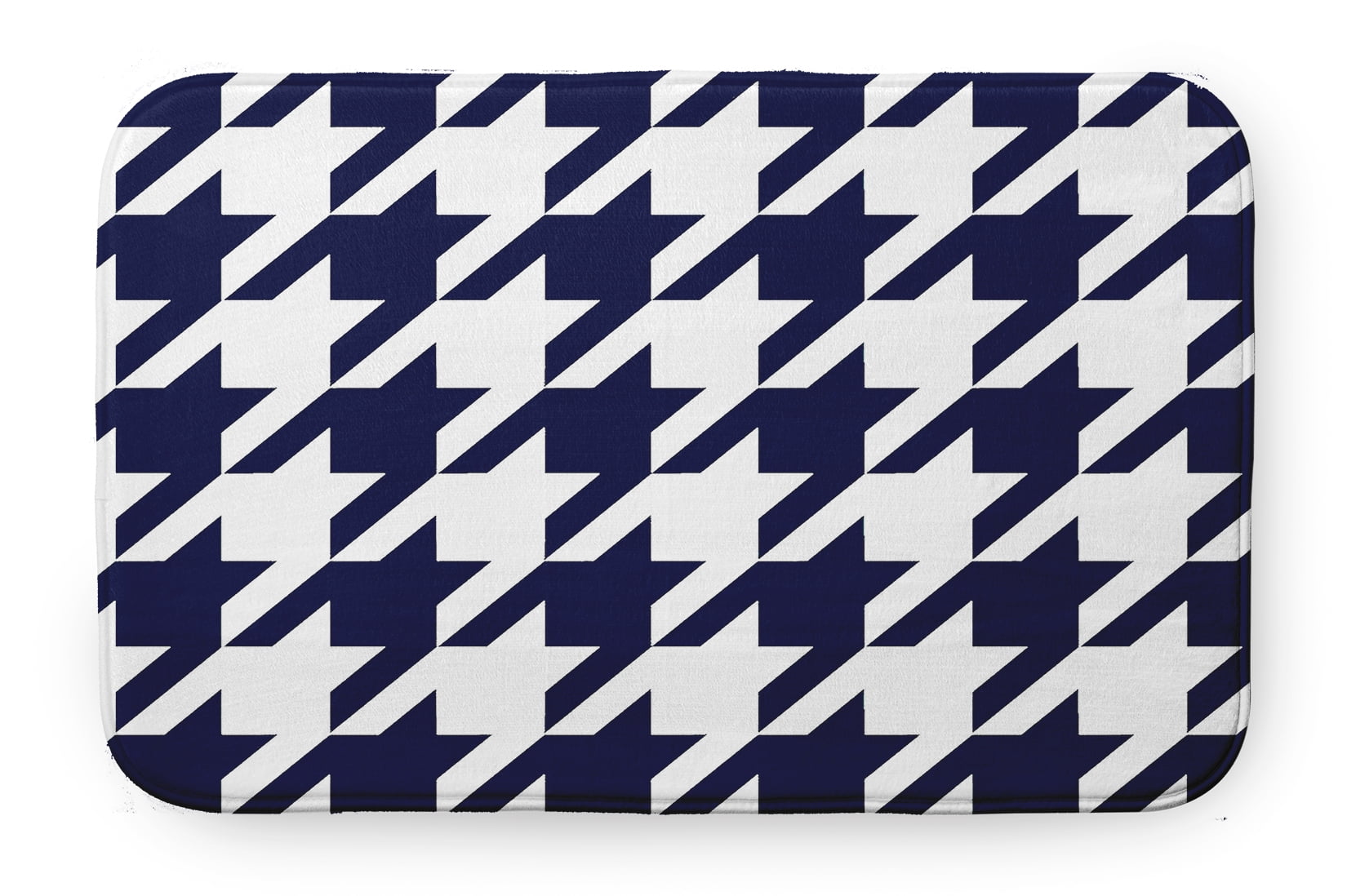 Simply Daisy Houndstooth Pet Feeding Mat for Dogs and Cats