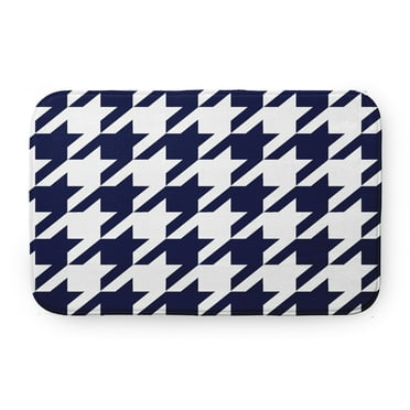 Simply Daisy Houndstooth Pet Feeding Mat for Dogs and Cats