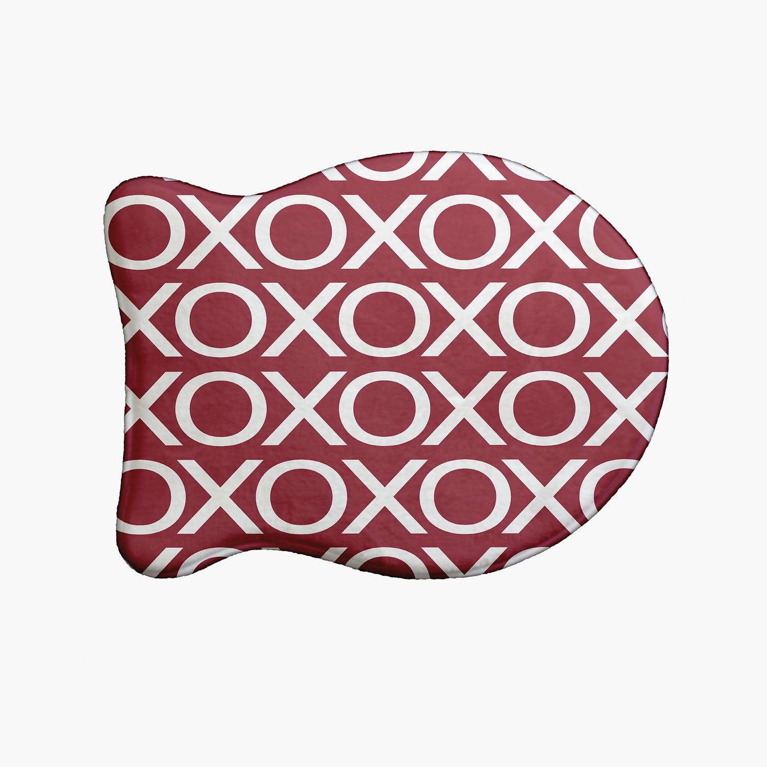 Simply Daisy Hugs and Kisses Fish Shape Pet Feeding Mat for Cats