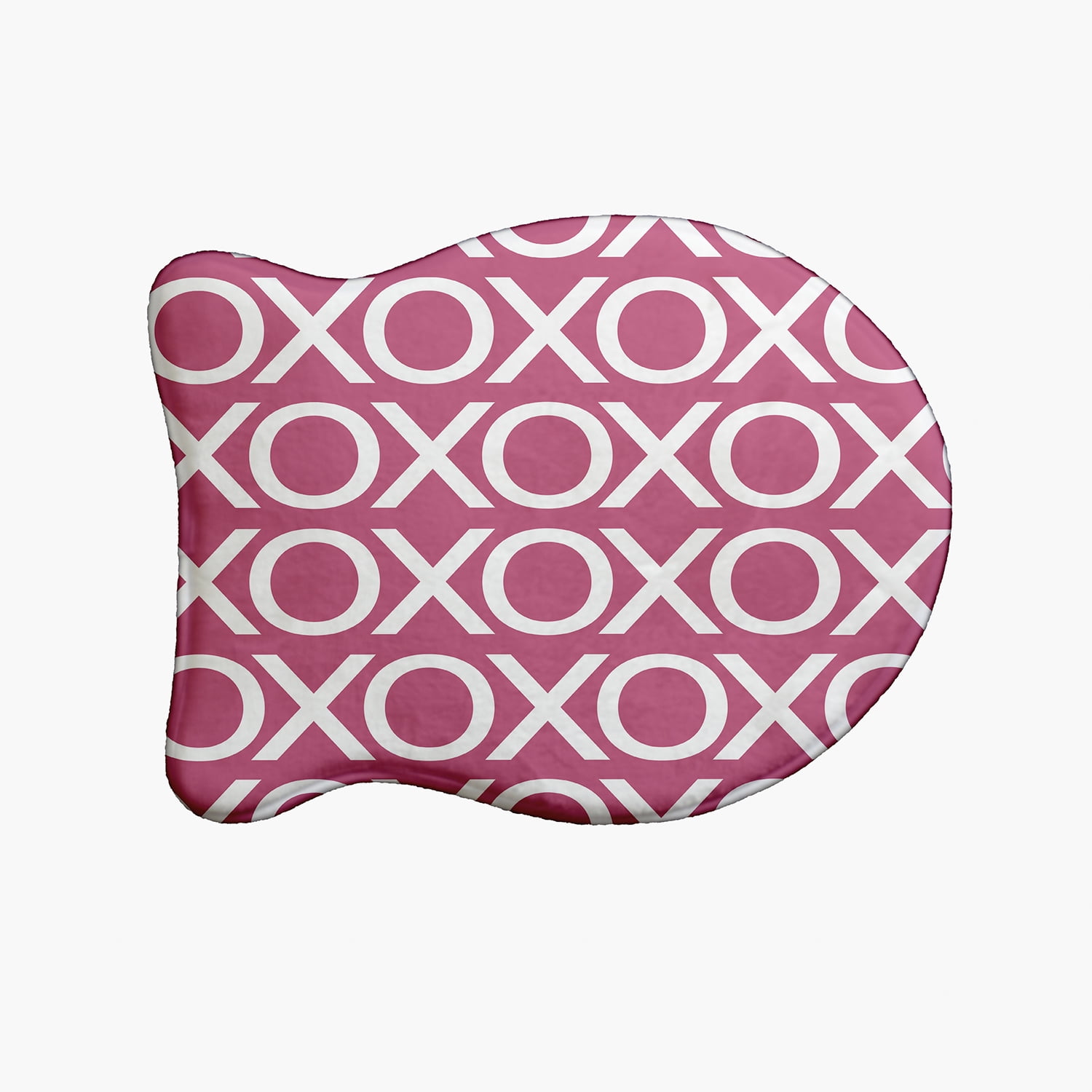 Simply Daisy Hugs and Kisses Fish Shape Pet Feeding Mat for Cats
