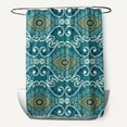 thumbnail image 1 of Simply Daisy Illuminate Polyester Shower Curtain, Teal, 1 of 3