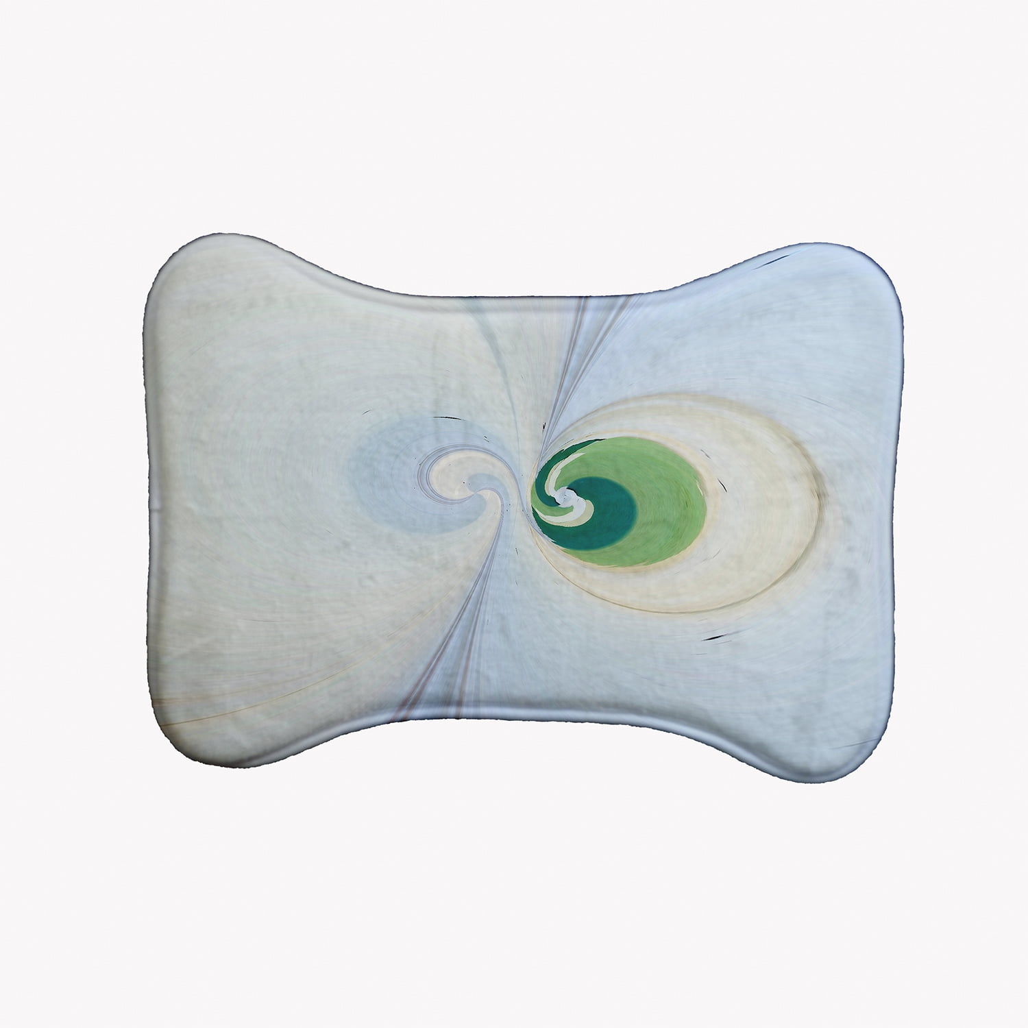 Simply Daisy Infinity Swirl Bone Shape Pet Feeding Mat for Dogs