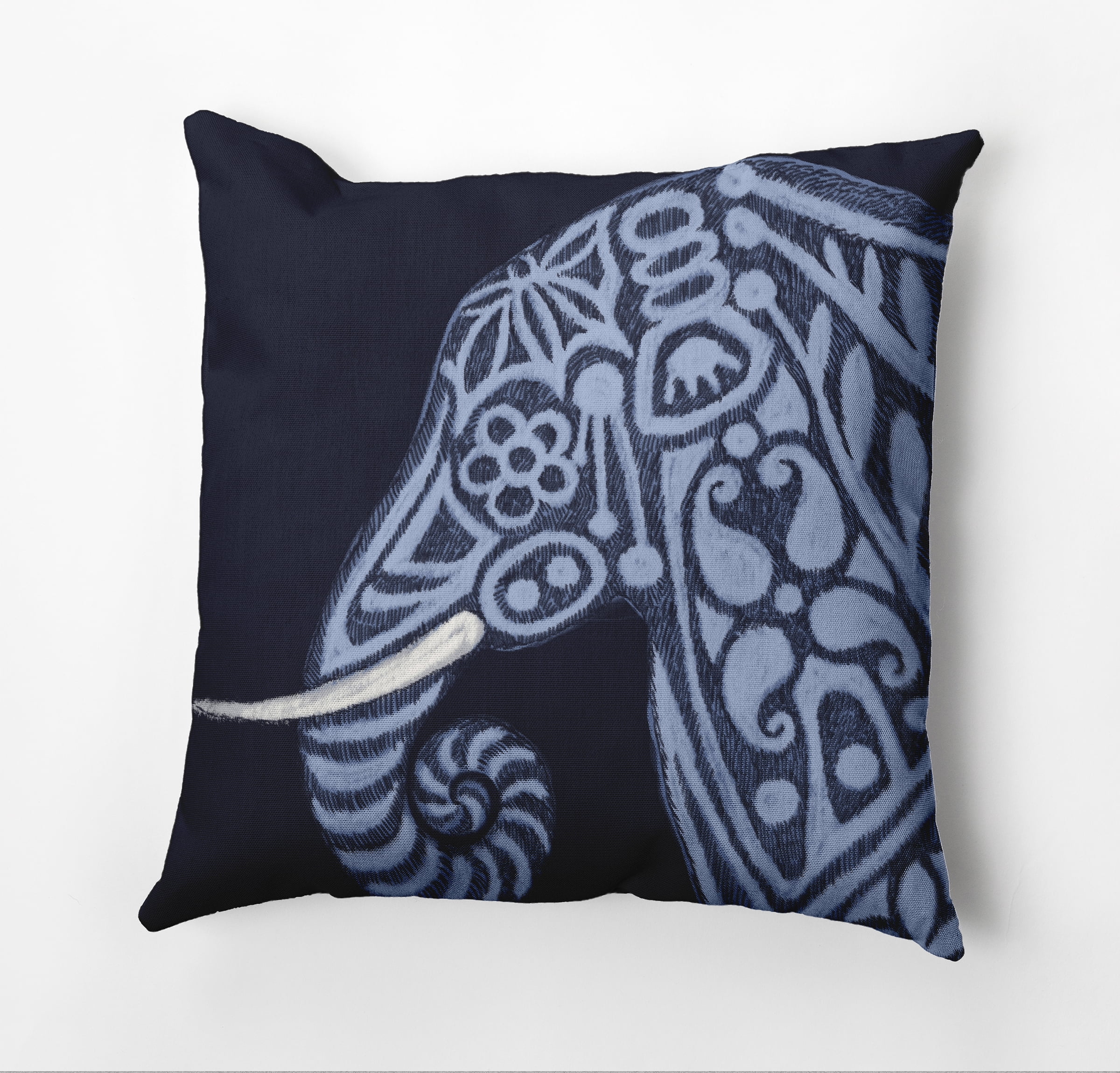 Simply Daisy Inky Elephant Decorative Throw Pillow