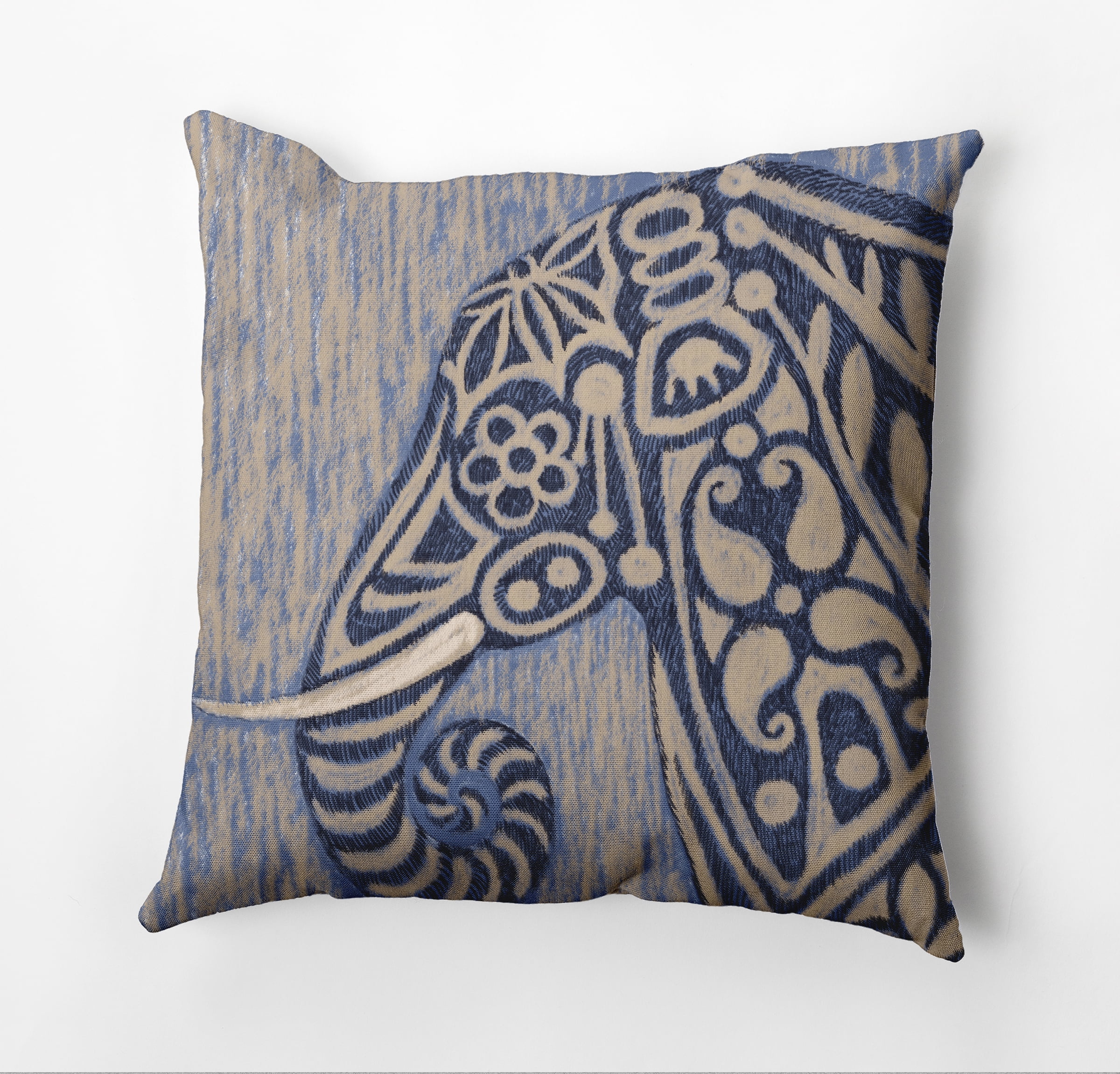 Simply Daisy Inky Elephant Decorative Throw Pillow
