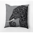 thumbnail image 1 of Simply Daisy Inky Elephant Decorative Throw Pillow, 1 of 1