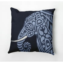 Simply Daisy Inky Elephant Decorative Throw Pillow