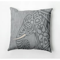 Simply Daisy Inky Elephant Decorative Throw Pillow