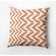 thumbnail image 1 of Simply Daisy Jagged Graffiti Outdoor Pillow, Orange, 16 in x 16 in, 1 of 5