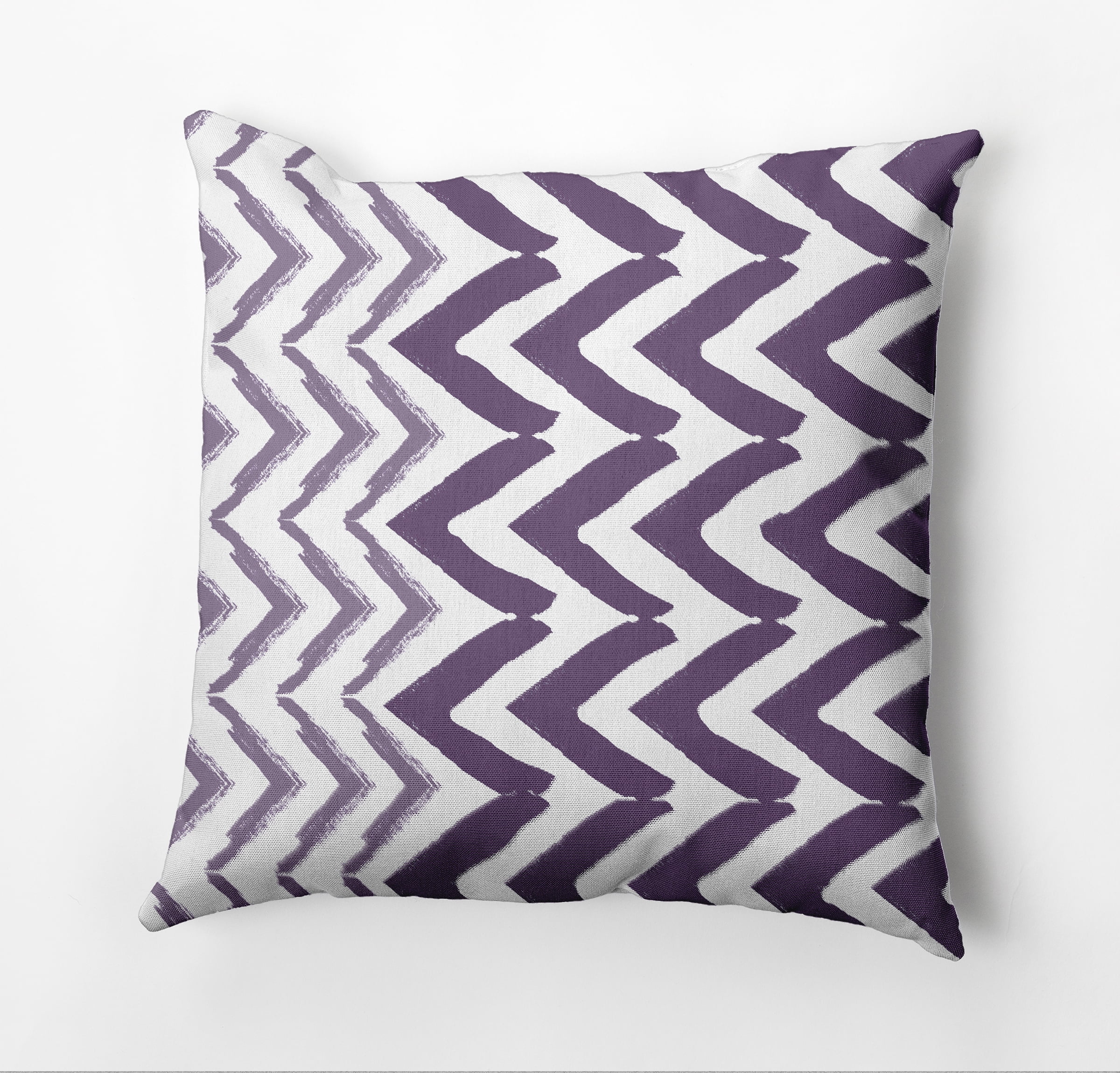 Simply Daisy Jagged Graffiti Outdoor Pillow, Purple, 16 in x 16 in