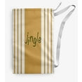 thumbnail image 1 of Simply Daisy Jingle on a Stripe 18 x 29 in Yellow Laundry Bag, 1 of 3