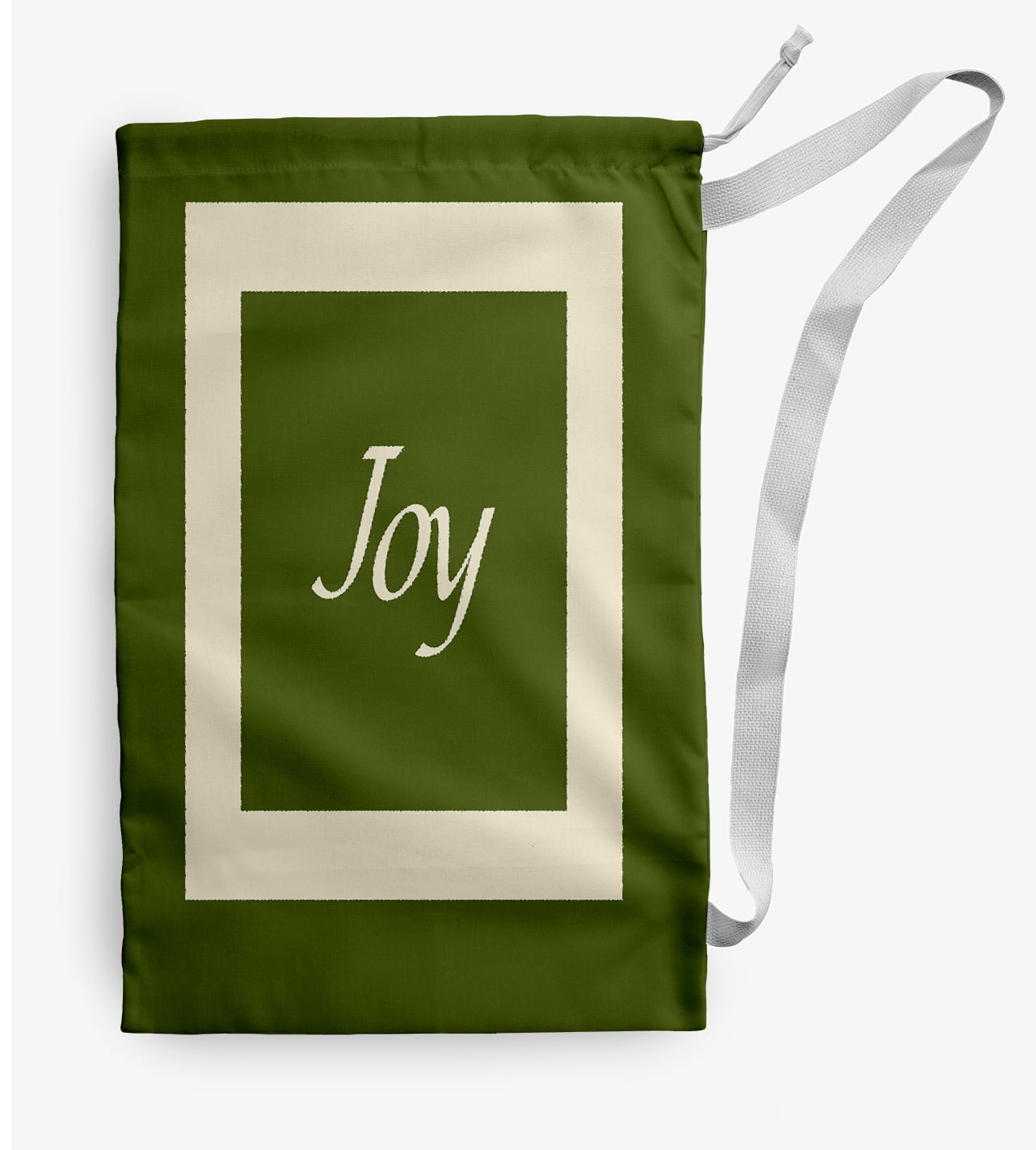 Simply Daisy Joy 18 x 29 in Fern Green Laundry Bag