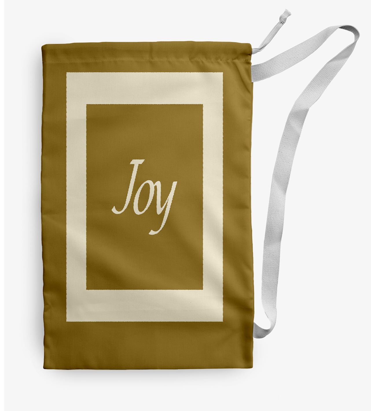 Simply Daisy Joy 18 x 29 in Gold Laundry Bag