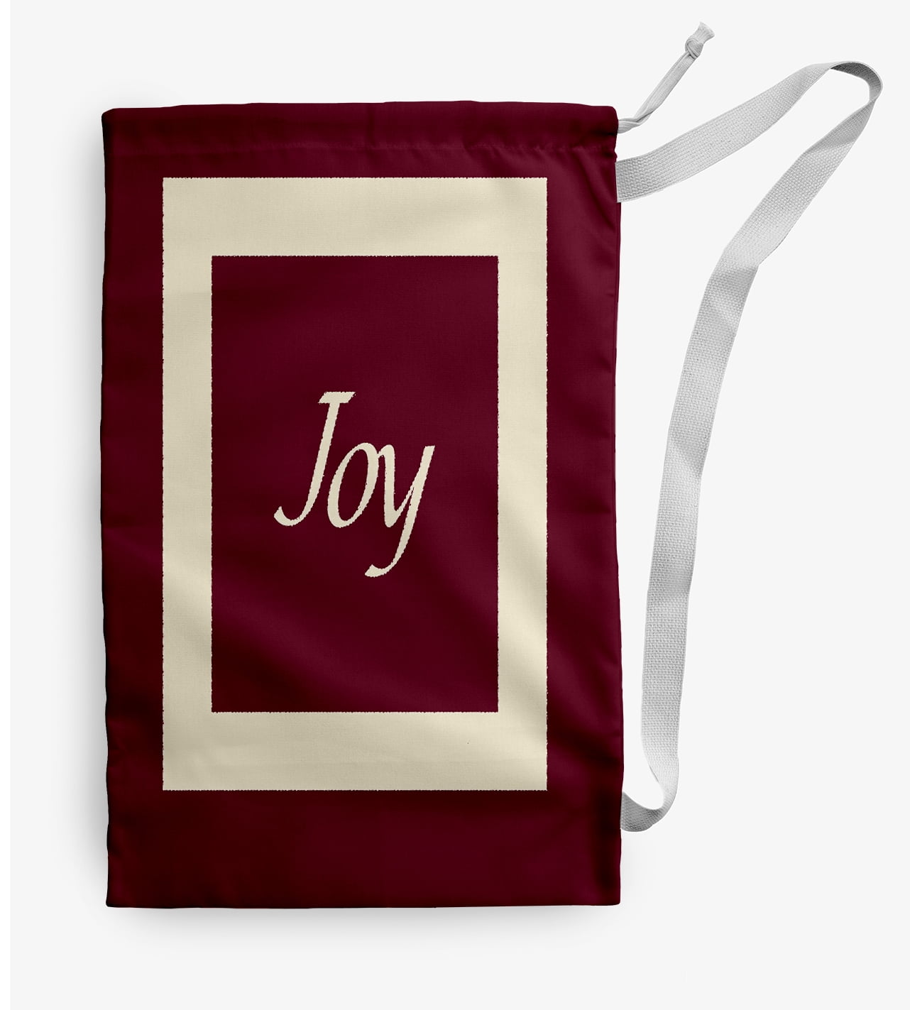 Simply Daisy Joy 28 x 36 in Red Laundry Bag
