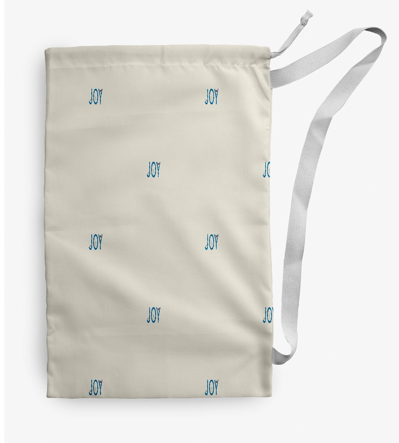 Simply Daisy Joy Filled Season 28 x 36 inch Blue Laundry Bag