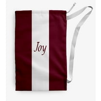 Simply Daisy Joy on a Stripe 28 x 36 inch 0 Laundry Bag