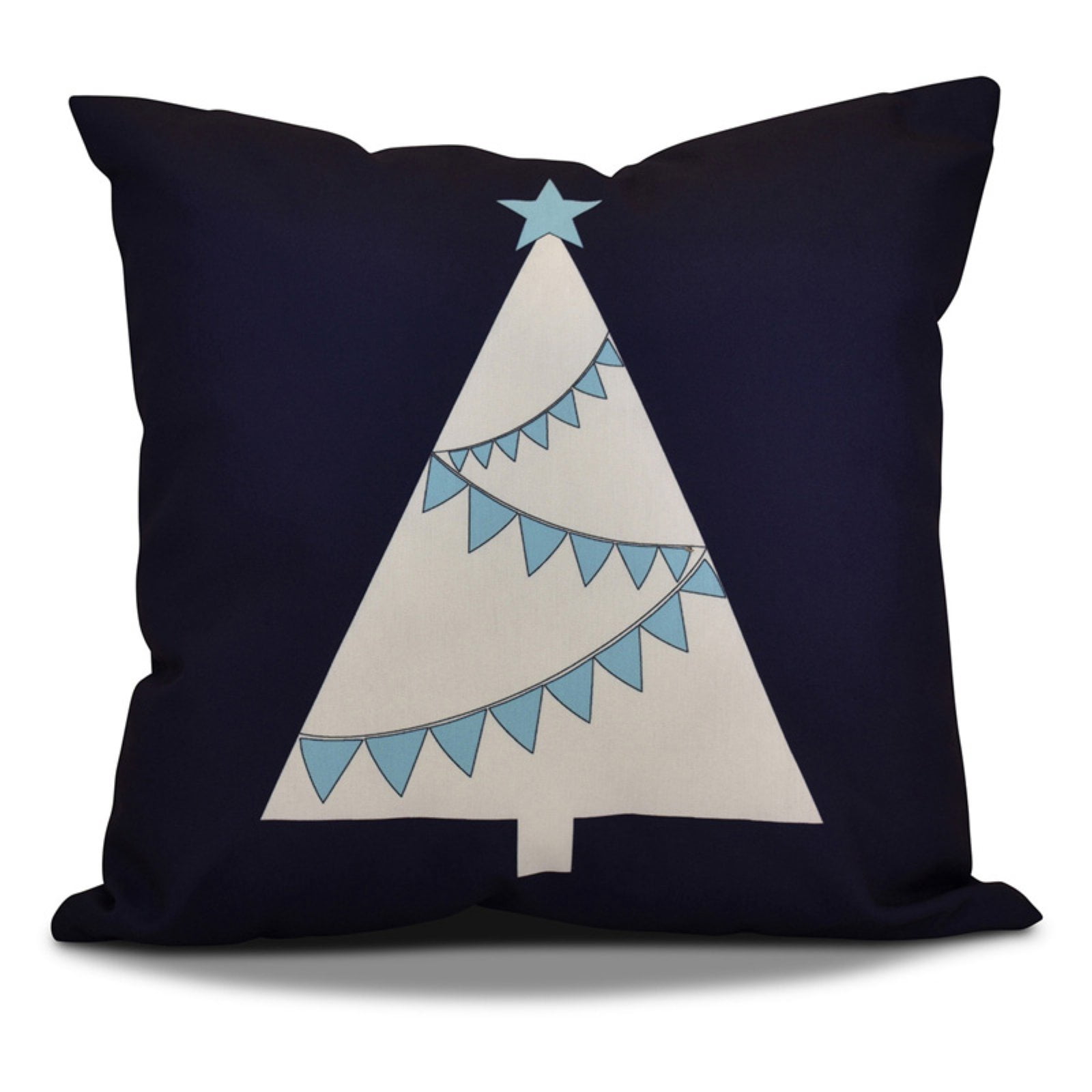 Simply Daisy Jump For Joy Garland Tree Print Outdoor Pillow