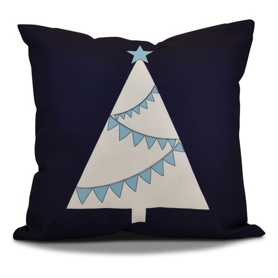 Simply Daisy Jump For Joy Garland Tree Print Outdoor Pillow
