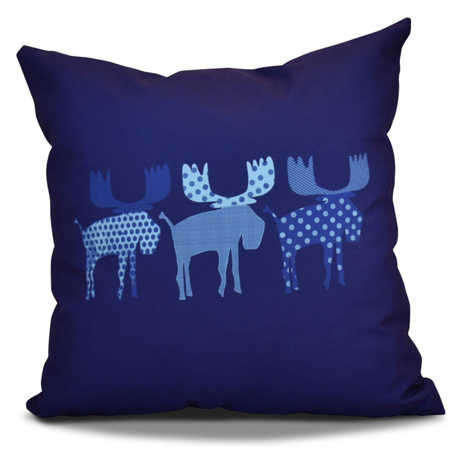Simply Daisy Jump For Joy Merry Moose Outdoor Pillow