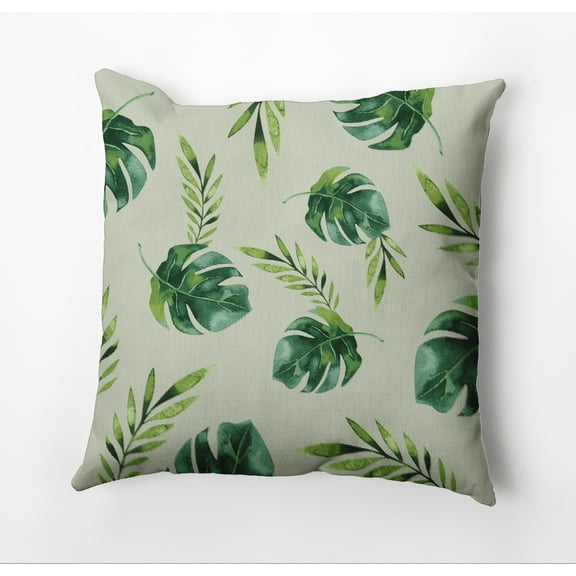 Simply Daisy Jungle Leaf Decorative Throw Pillow