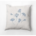 thumbnail image 1 of Simply Daisy Just Dandy Outdoor Pillow, Blue/White, 20 in x 20 in, 1 of 5