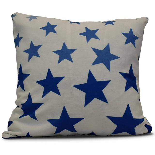 Simply Daisy Just Stars Geometric Print Outdoor Pillow
