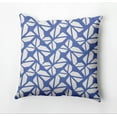 thumbnail image 1 of Simply Daisy Kaleidoscope Graffiti Decorative Throw Pillow, Blue/White, 16 in x 16 in, 1 of 1