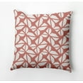 thumbnail image 1 of Simply Daisy Kaleidoscope Graffiti Outdoor Pillow, Brown, 18 in x 18 in, 1 of 1