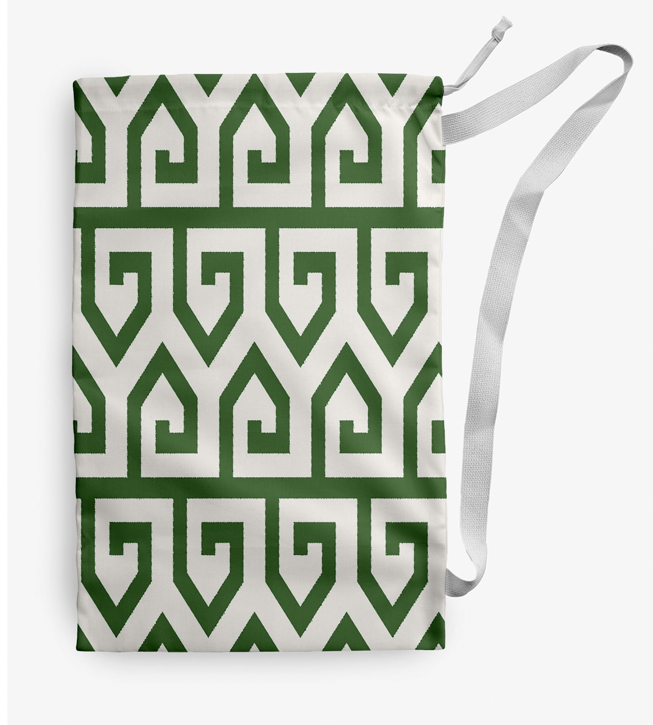 Simply Daisy Keyed Up 28 x 36 in Green Laundry Bag