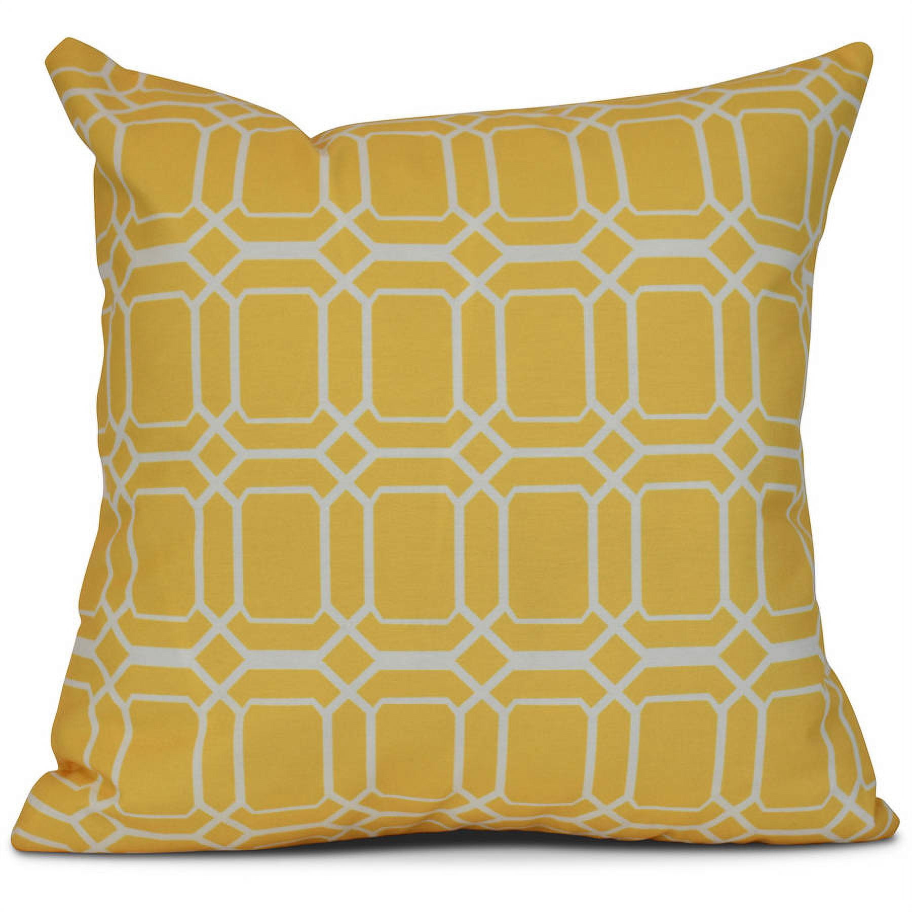 Simply Daisy, Knot Fancy, Geometric Print Outdoor Pillow