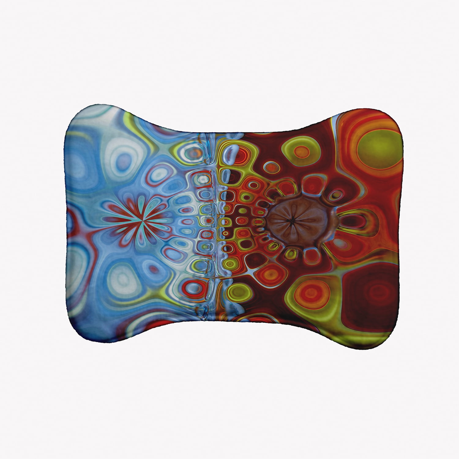 Simply Daisy Lava Lamp Bone Shape Pet Feeding Mat for Dogs