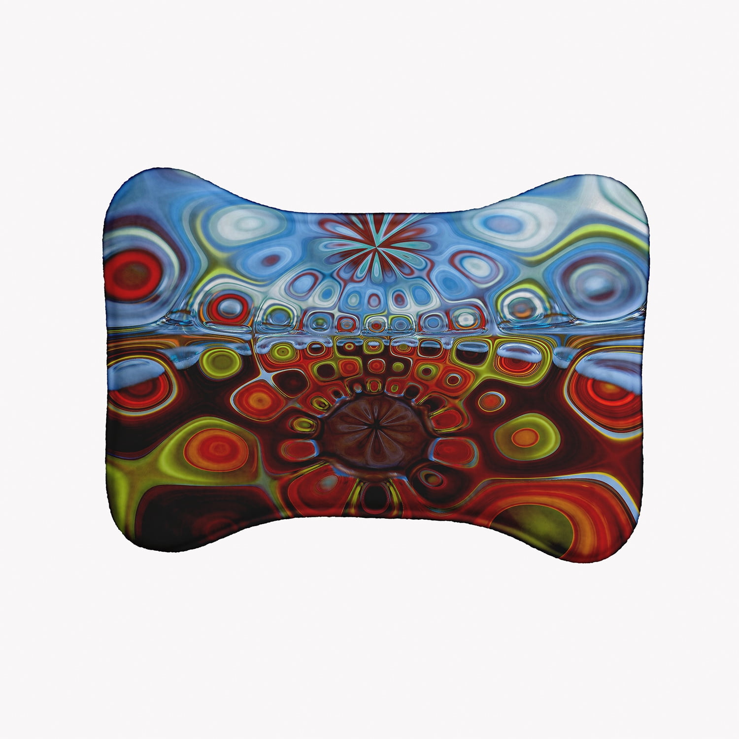 Simply Daisy Lava Lamp Too Bone Shape Pet Feeding Mat for Dogs