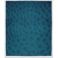 thumbnail image 1 of Simply Daisy Leopard Pattern Fleece Throw Blanket, Teal, Small Throw, 1 of 4