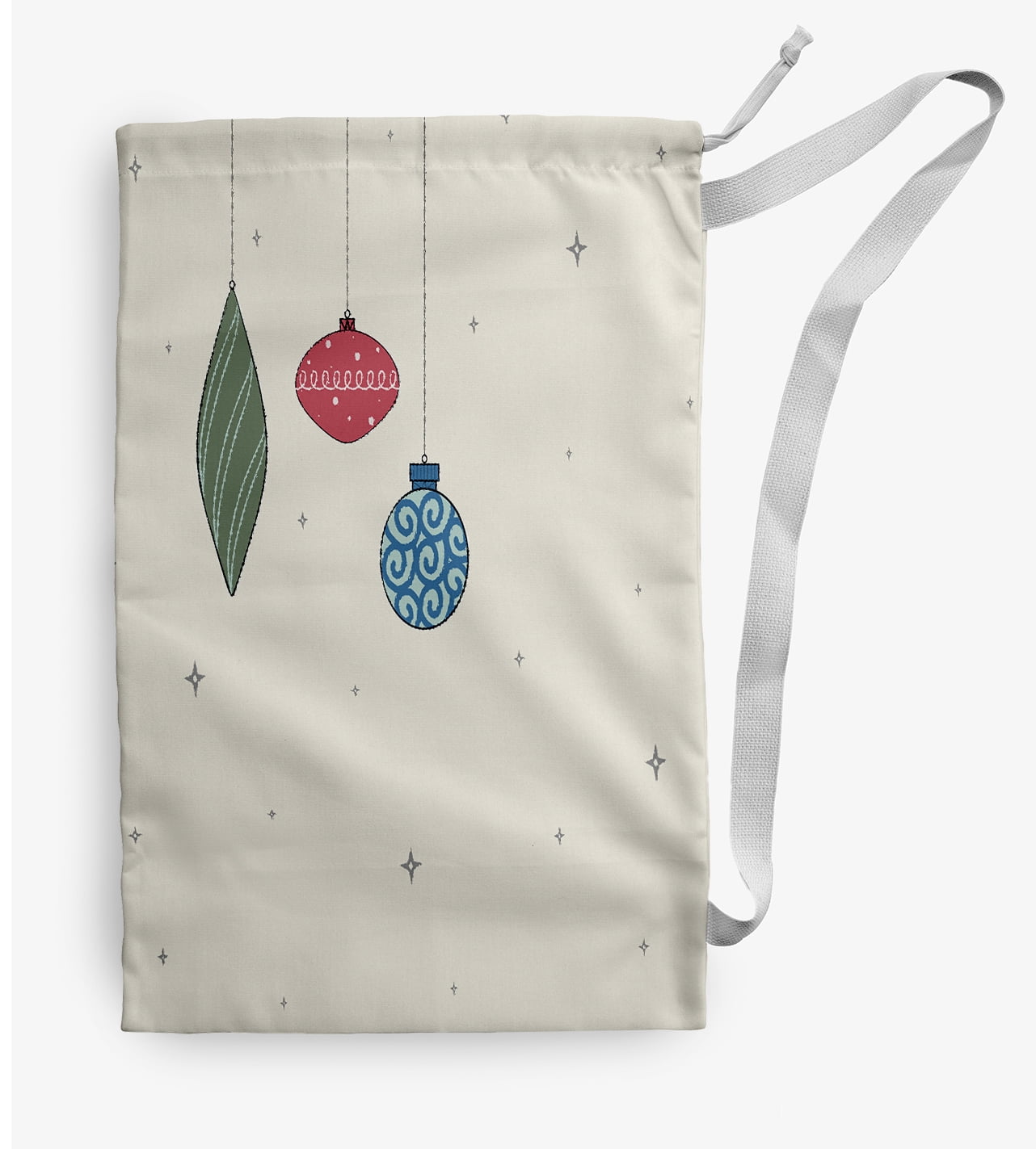 Simply Daisy Light Bright 18 x 29 in Orange Laundry Bag
