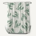 thumbnail image 1 of Simply Daisy Lobster Fest Sage 70" w x 73" h Shower Curtain, 1 of 3