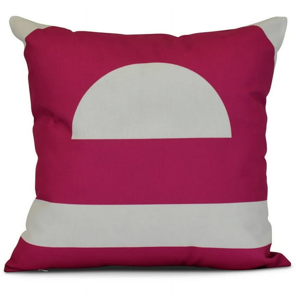 Simply Daisy, Lock, Geometric Print Outdoor Pillow
