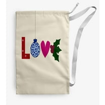 Simply Daisy Love 28 x 36 in Multi Laundry Bag