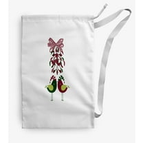 Simply Daisy Love Birds 18 x 29 inch White Laundry Bag