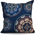 thumbnail image 1 of Simply Daisy Medallions Geometric Print Outdoor Pillow, 1 of 2