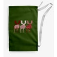thumbnail image 1 of Simply Daisy Merry Moose 18 x 29 in Green Laundry Bag, 1 of 3