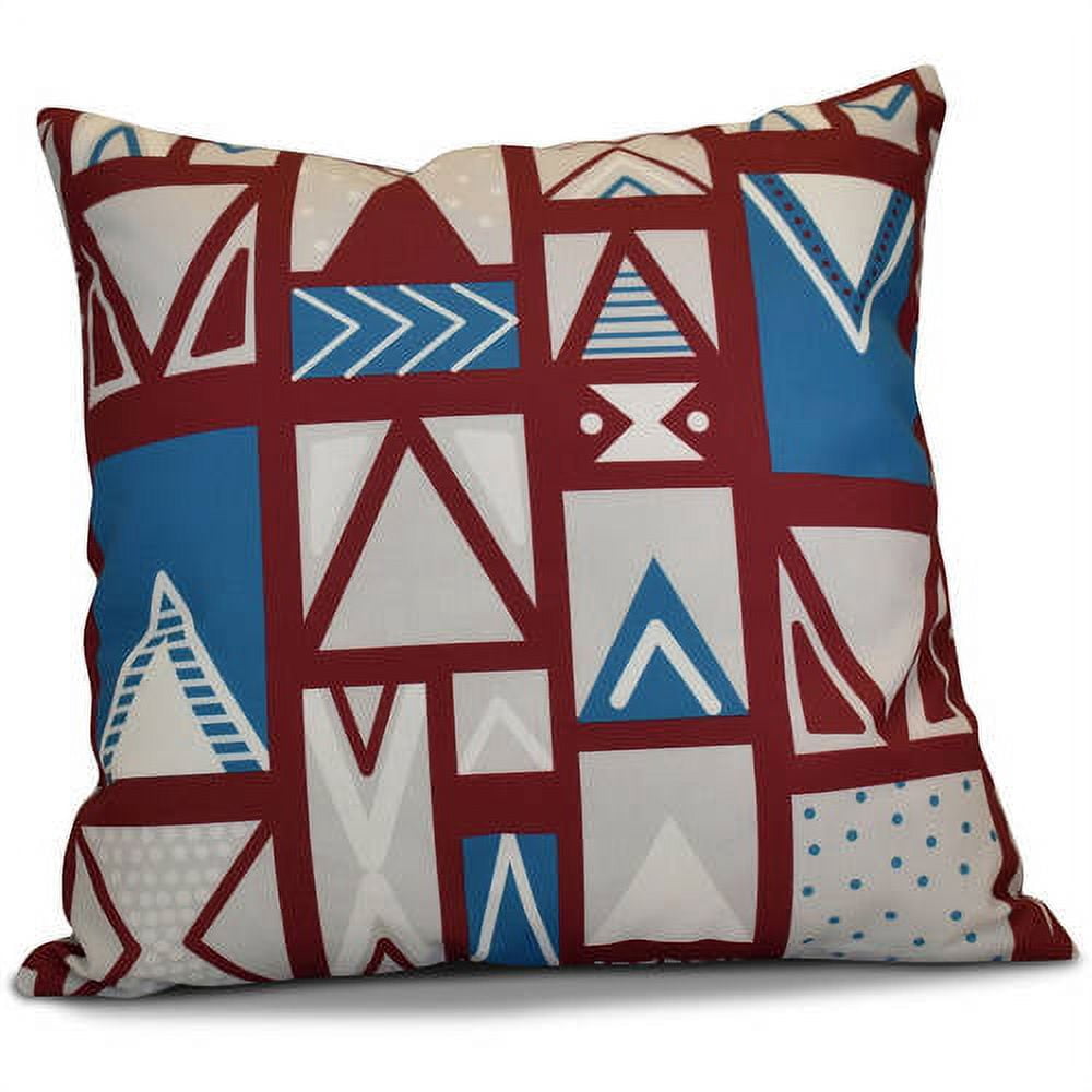 Simply Daisy Merry Susan Geometric Print Outdoor Pillow