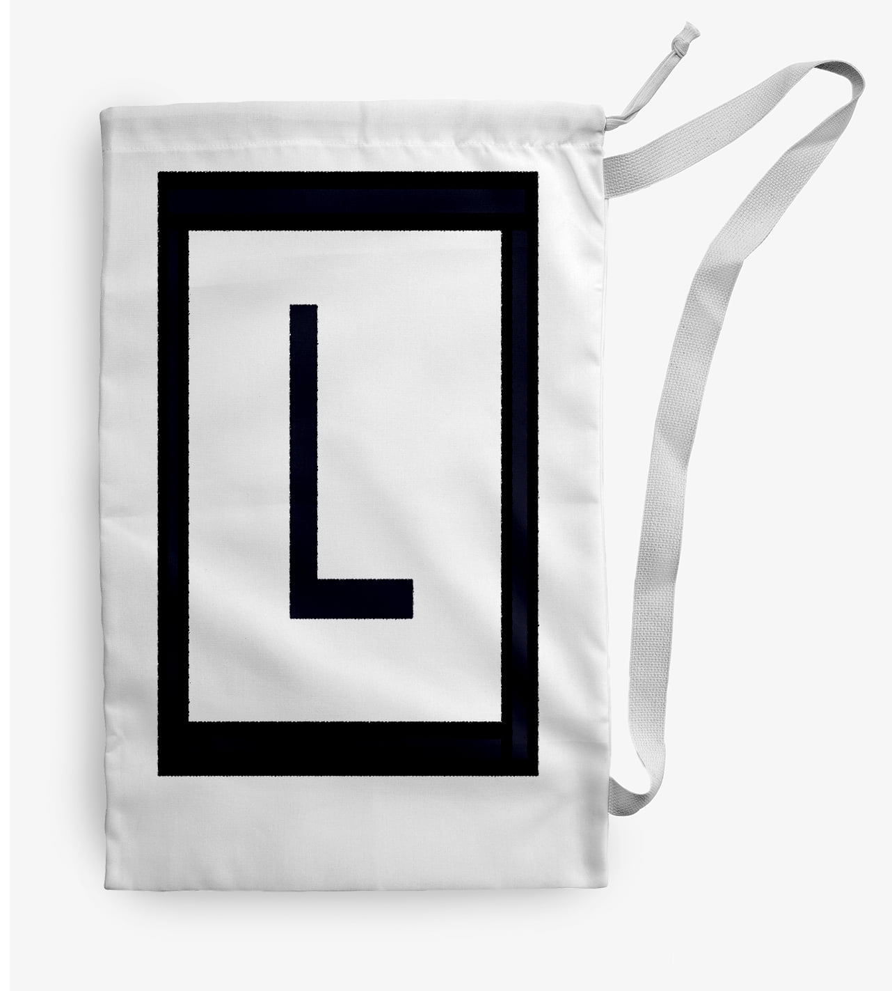Simply Daisy Modern Monogram 18 x 29 inch L Laundry Bag