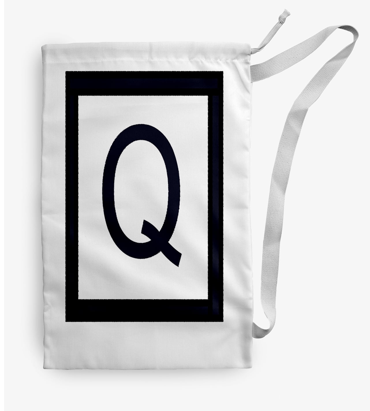 Simply Daisy Modern Monogram 18 x 29 inch Q Laundry Bag