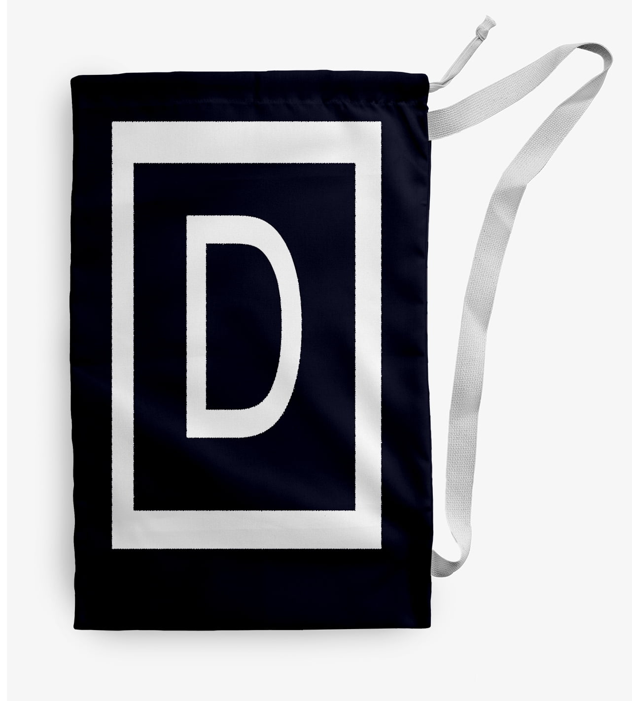 Simply Daisy Modern Monogram 28 x 36 in D Laundry Bag