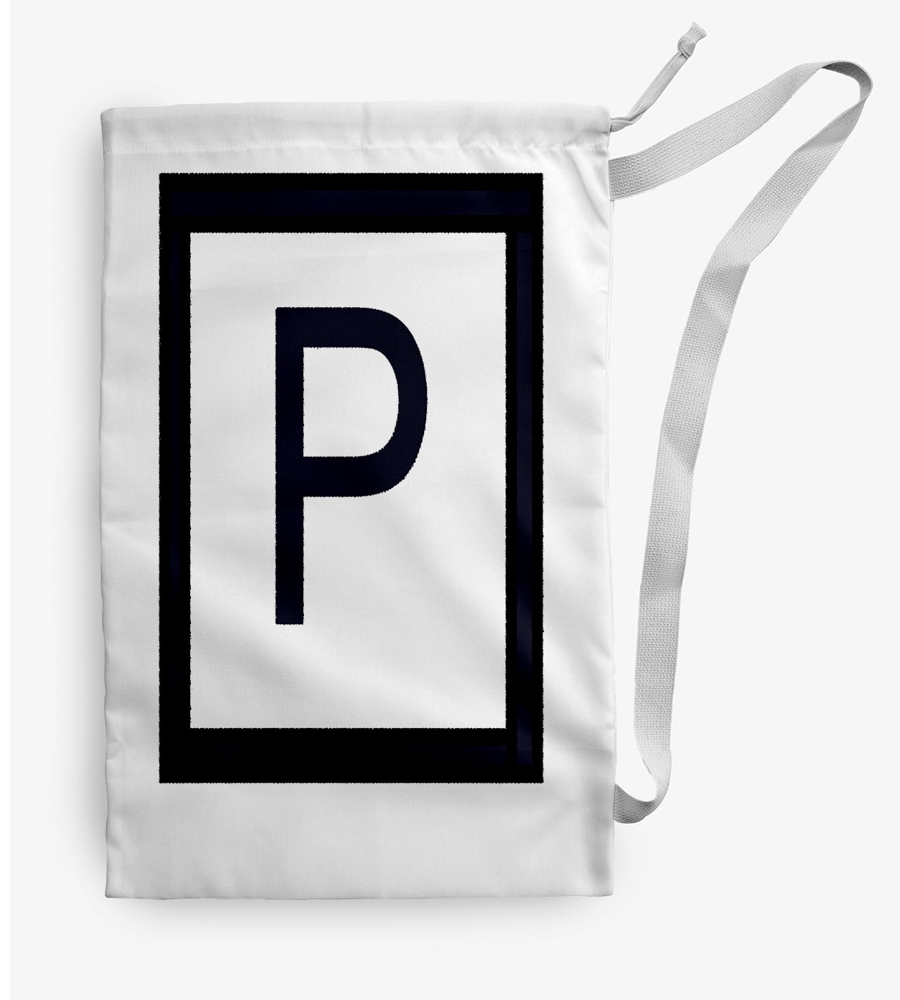 Simply Daisy Modern Monogram 28 x 36 in P Laundry Bag