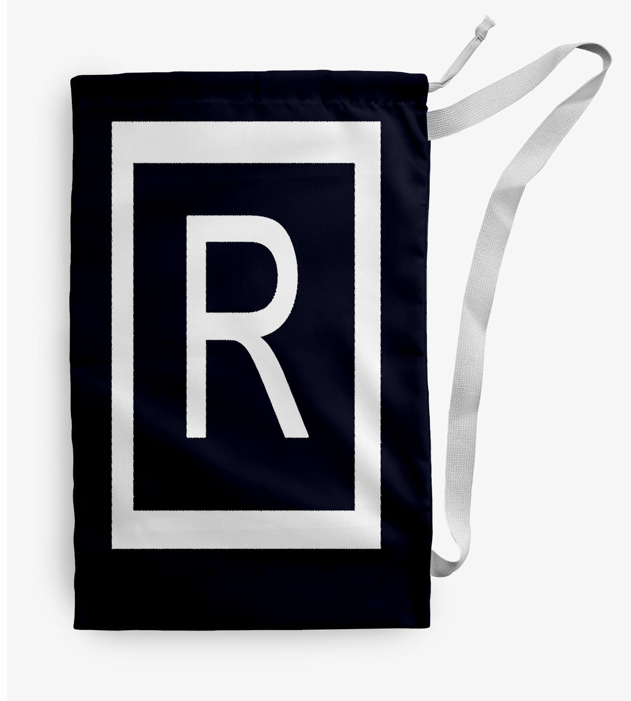 Simply Daisy Modern Monogram 28 x 36 inch R Laundry Bag